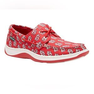 Men's St. Louis Cardinals Eastland Red Summer Boat Shoes